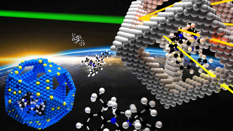 Nanophotonic molecular interaction.